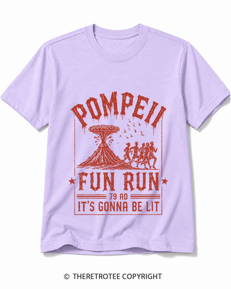 TheRetroTee Pompeii Fun Run 1660s Cotton T-Shirt