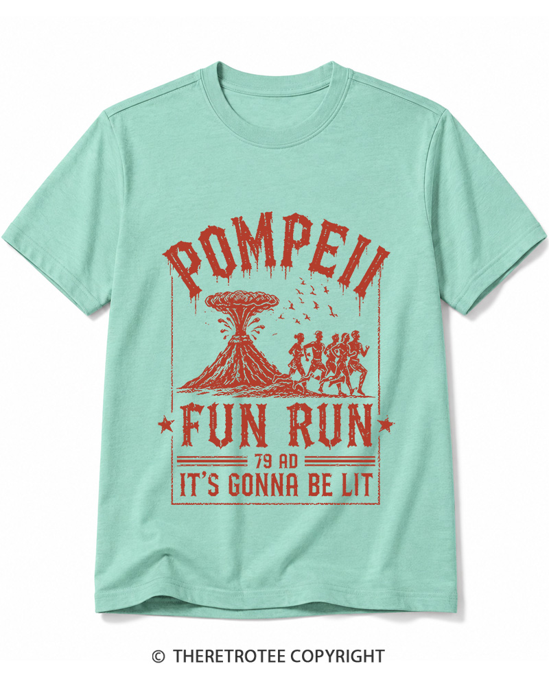 TheRetroTee Pompeii Fun Run 1660s Cotton T-Shirt