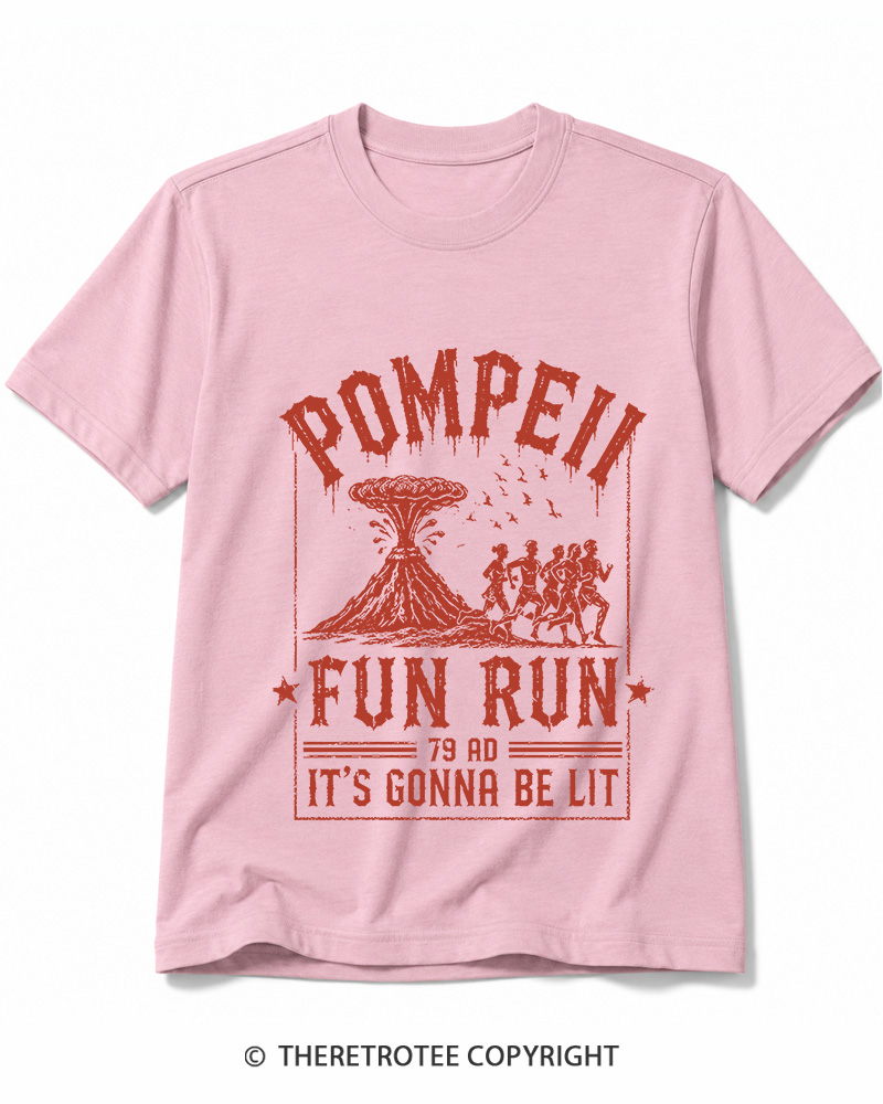 TheRetroTee Pompeii Fun Run 1660s Cotton T-Shirt