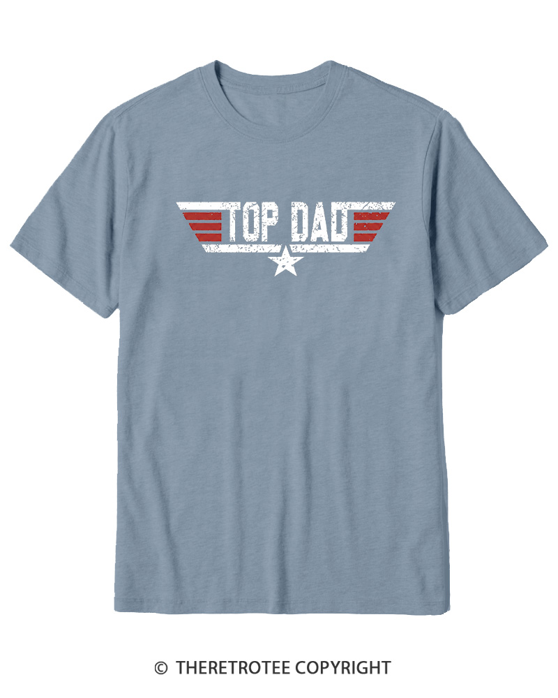 TheRetroTee Top Dad 1980s Cotton T-Shirt