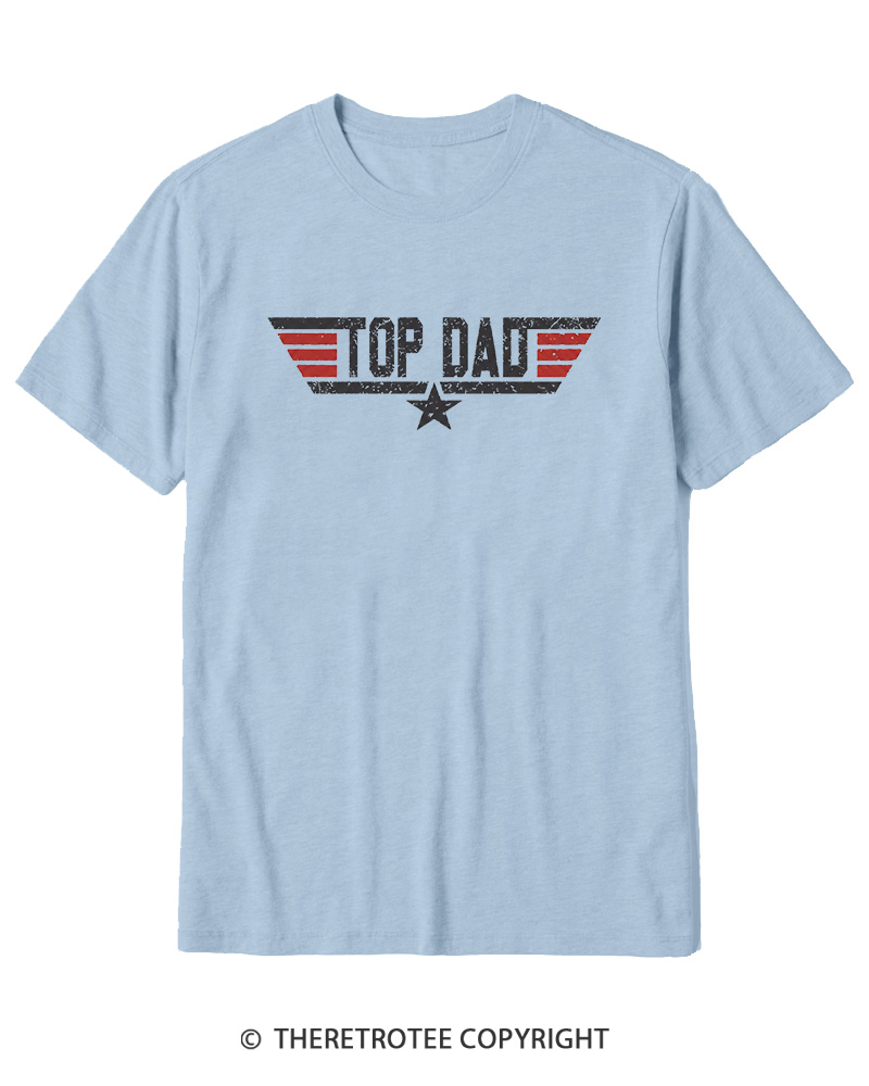 TheRetroTee Top Dad 1980s Cotton T-Shirt