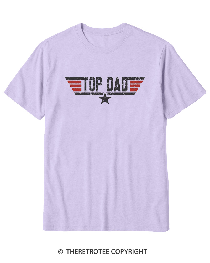 TheRetroTee Top Dad 1980s Cotton T-Shirt