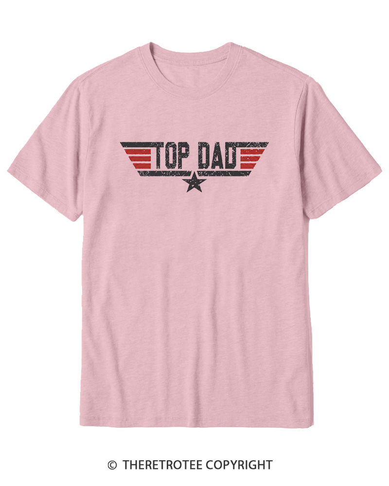 TheRetroTee Top Dad 1980s Cotton T-Shirt