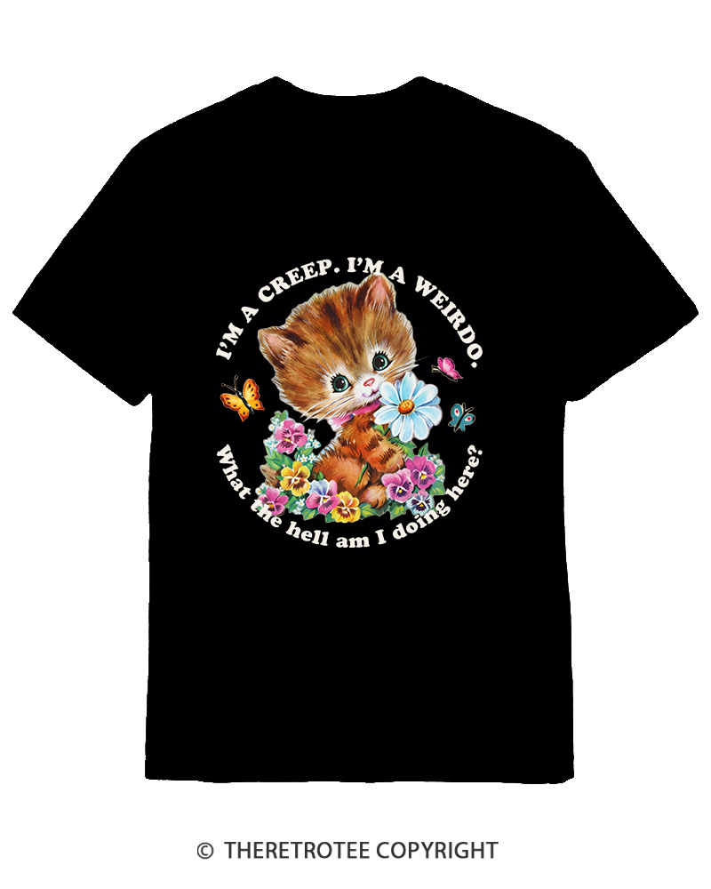 TheRetroTee I'm a Creep 1990s Cotton T-Shirt