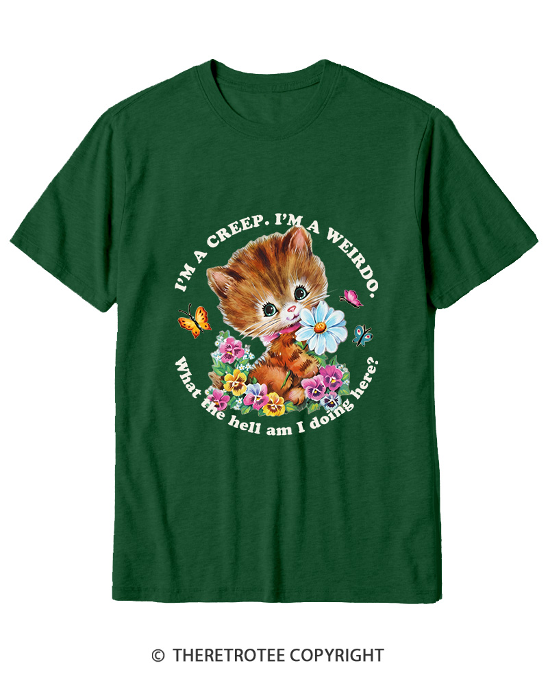 TheRetroTee I'm a Creep 1990s Cotton T-Shirt