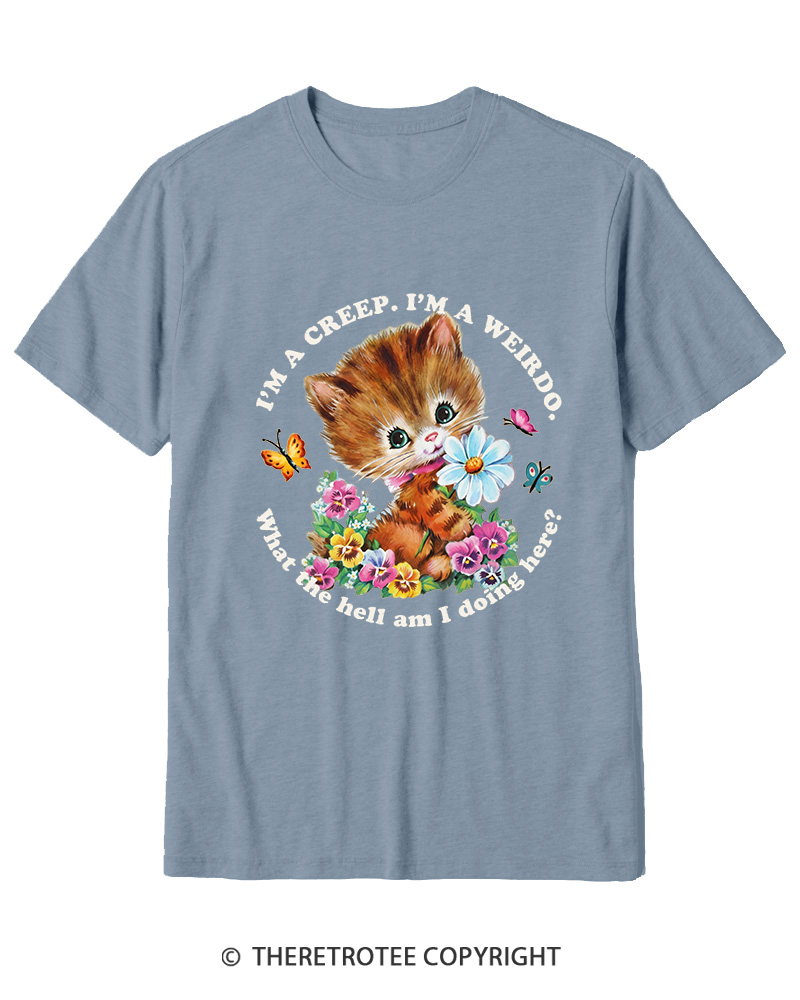 TheRetroTee I'm a Creep 1990s Cotton T-Shirt