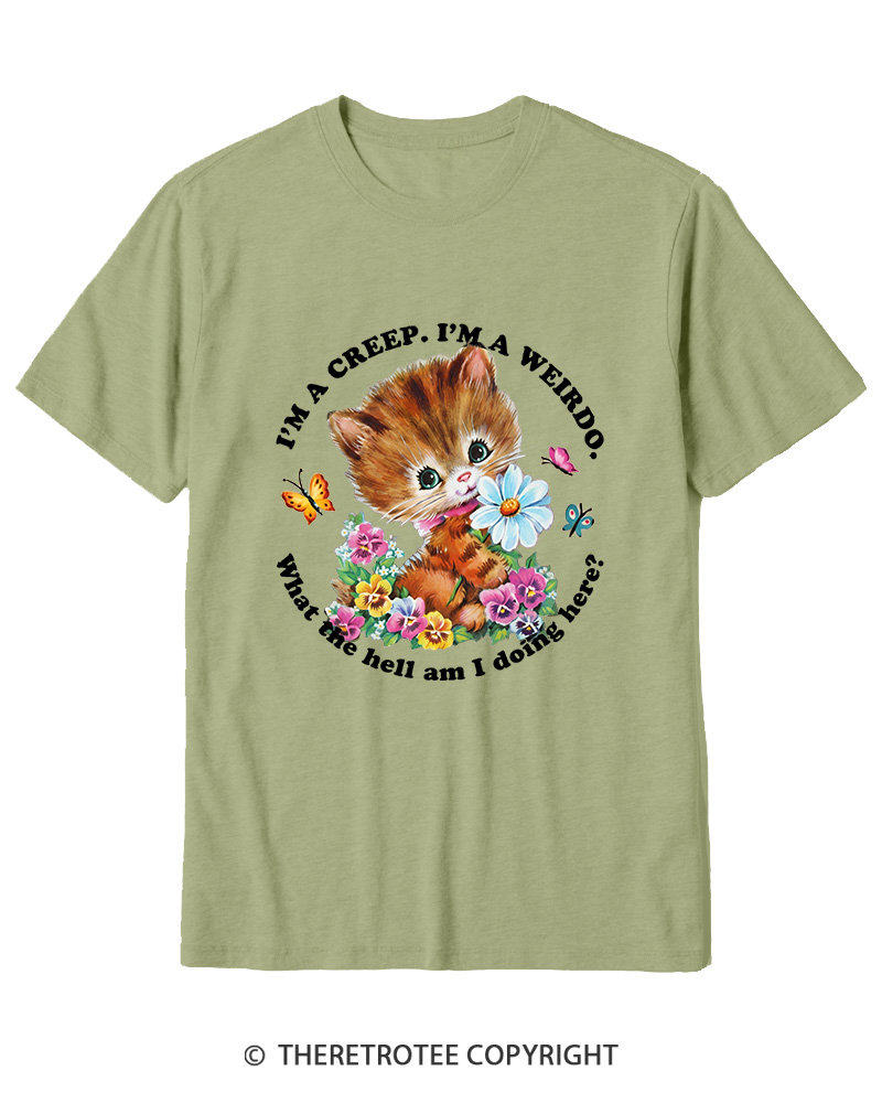 TheRetroTee I'm a Creep 1990s Cotton T-Shirt
