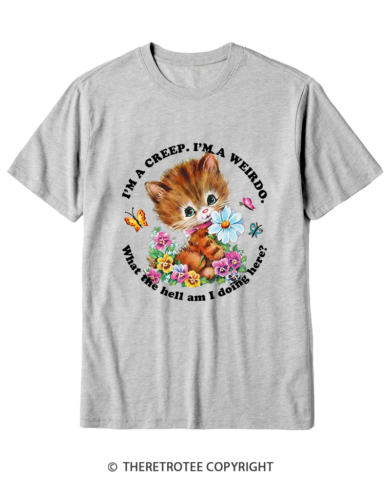 TheRetroTee I'm a Creep 1990s Cotton T-Shirt