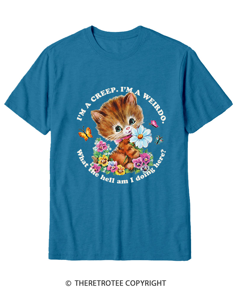 TheRetroTee I'm a Creep 1990s Cotton T-Shirt