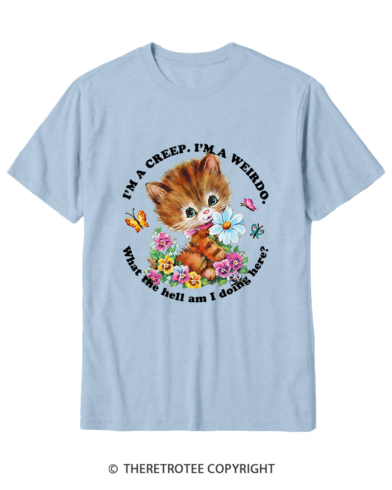 TheRetroTee I'm a Creep 1990s Cotton T-Shirt