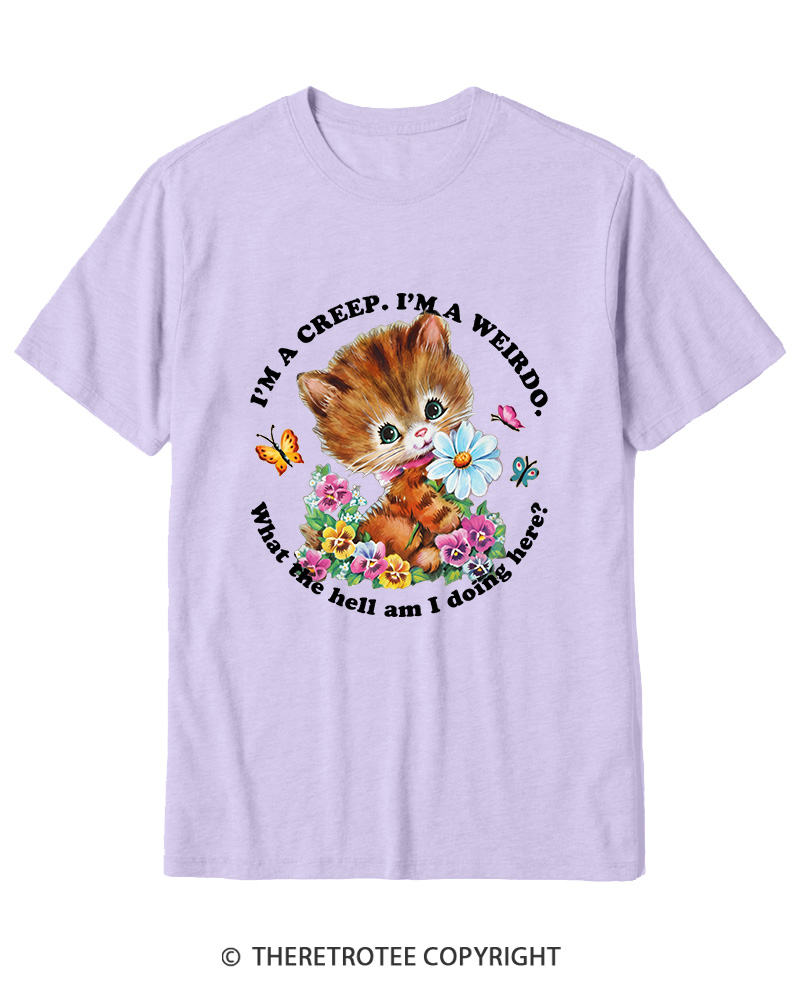 TheRetroTee I'm a Creep 1990s Cotton T-Shirt