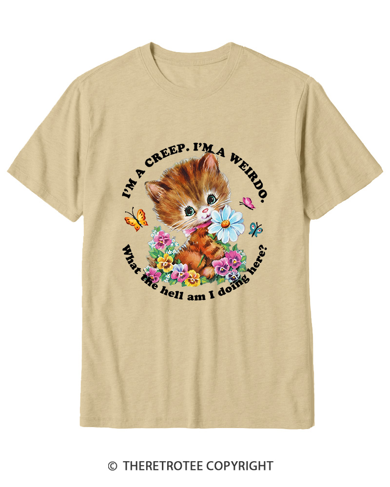 TheRetroTee I'm a Creep 1990s Cotton T-Shirt