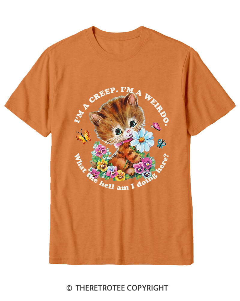TheRetroTee I'm a Creep 1990s Cotton T-Shirt