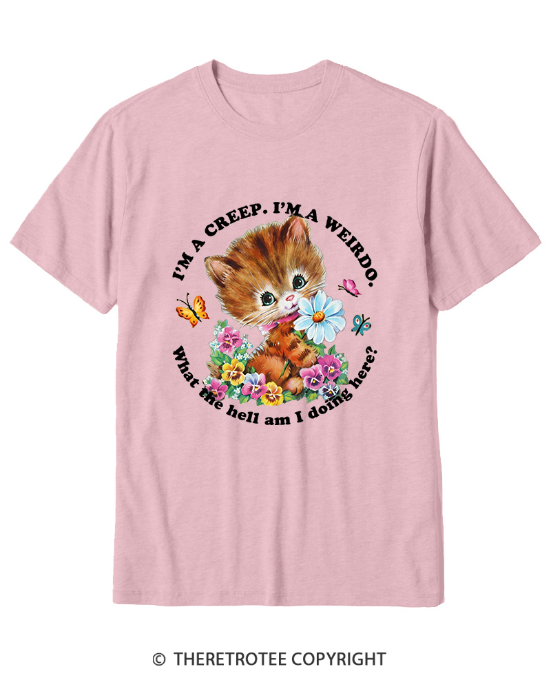 TheRetroTee I'm a Creep 1990s Cotton T-Shirt
