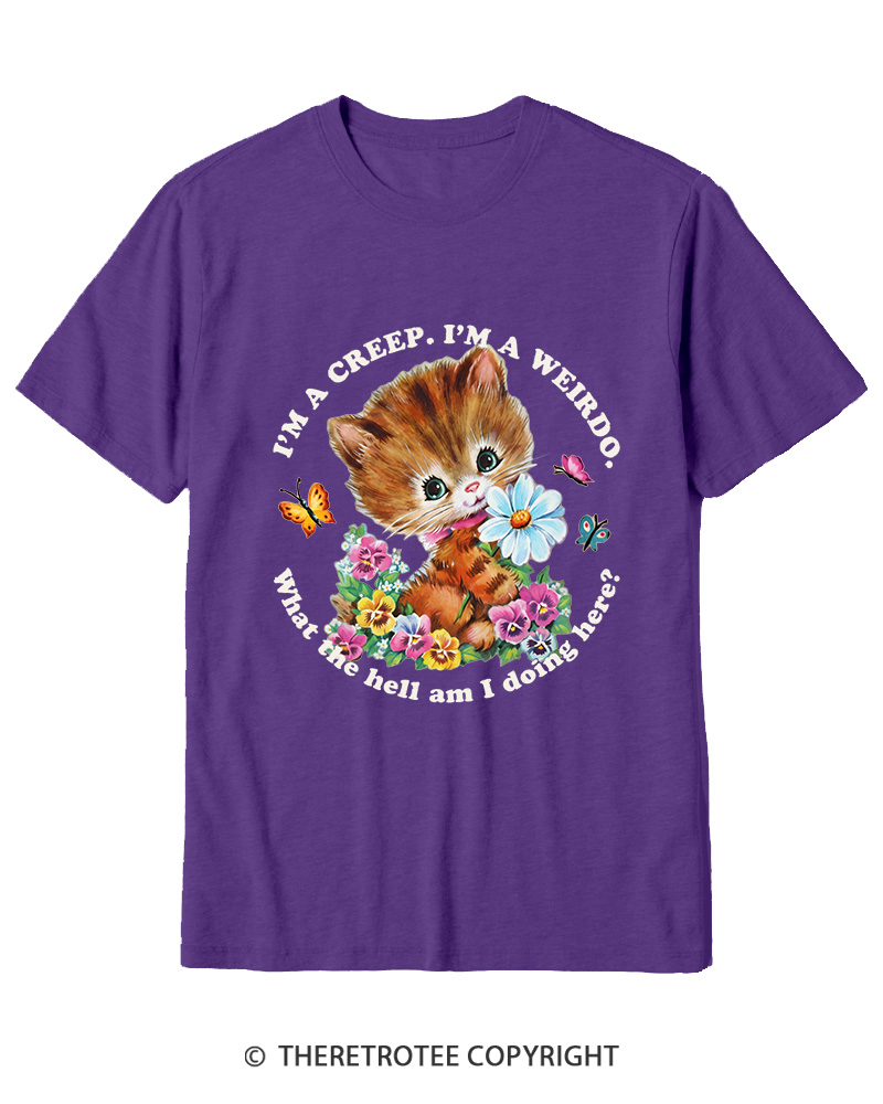TheRetroTee I'm a Creep 1990s Cotton T-Shirt