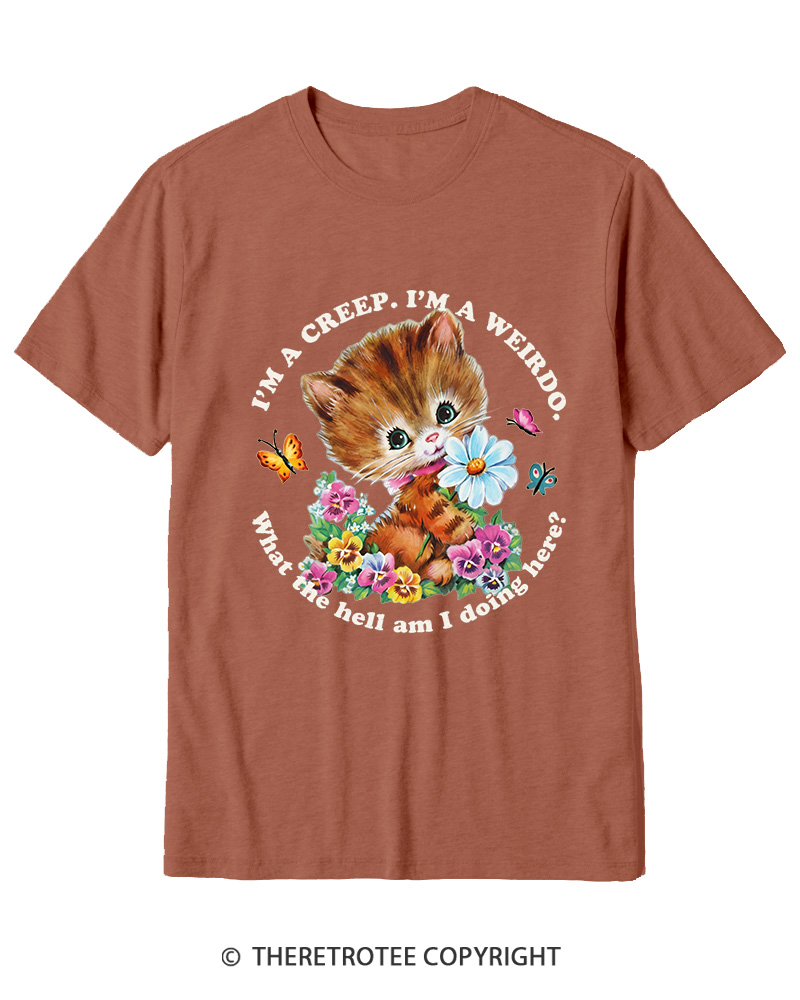 TheRetroTee I'm a Creep 1990s Cotton T-Shirt