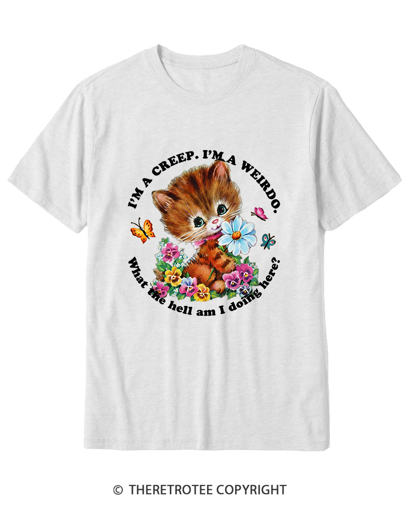 TheRetroTee I'm a Creep 1990s Cotton T-Shirt