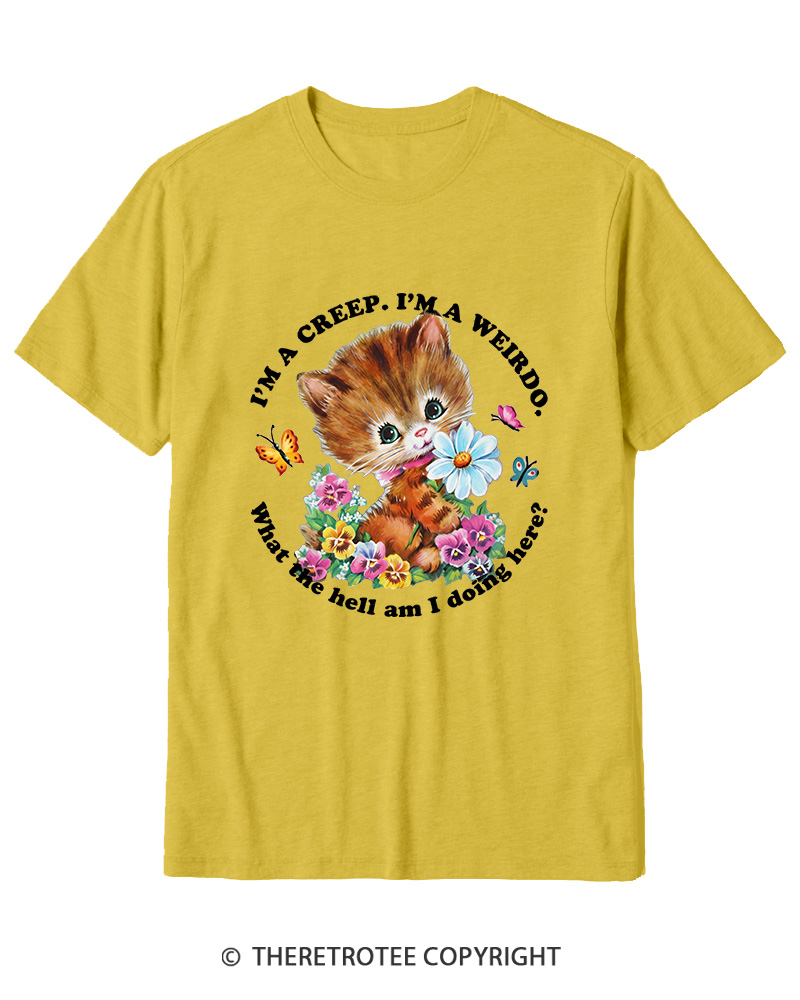 TheRetroTee I'm a Creep 1990s Cotton T-Shirt