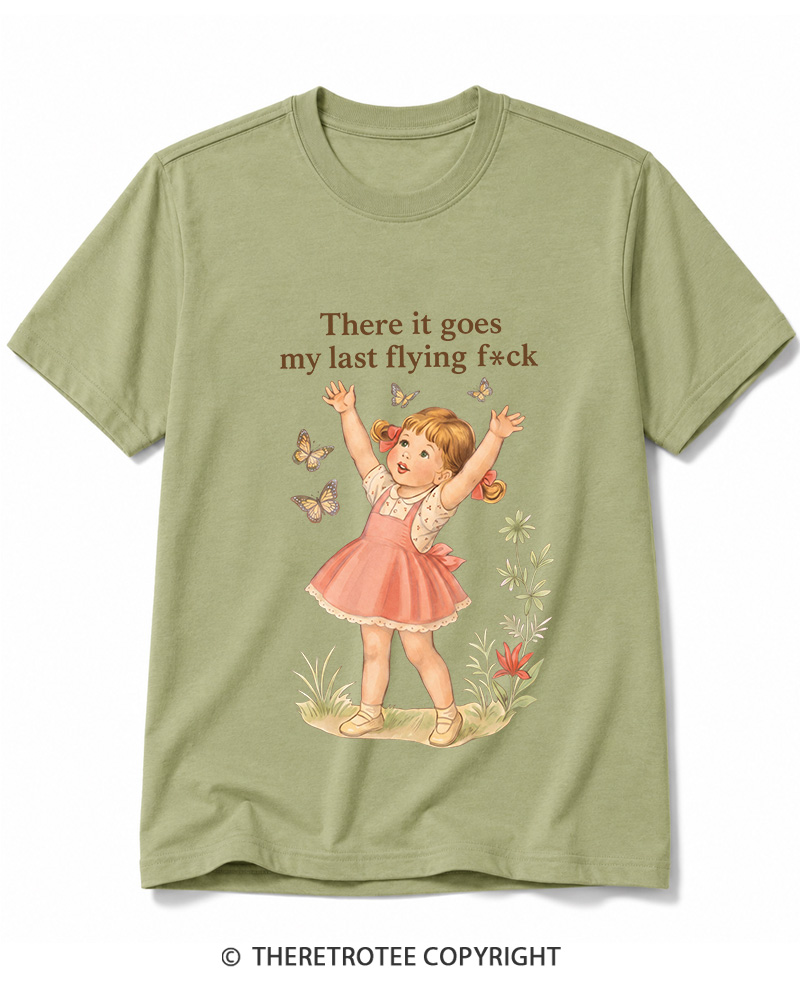 TheRetroTee There It Goes My Last Flying Fck 1950s Cotton T-Shirt