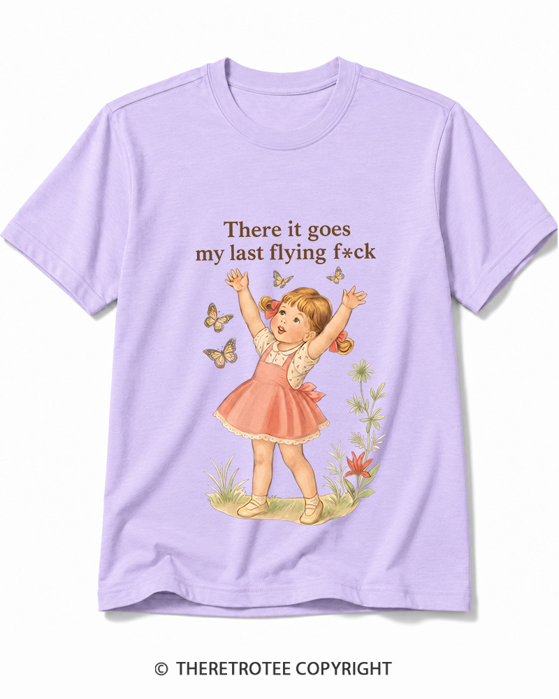 TheRetroTee There It Goes My Last Flying Fck 1950s Cotton T-Shirt