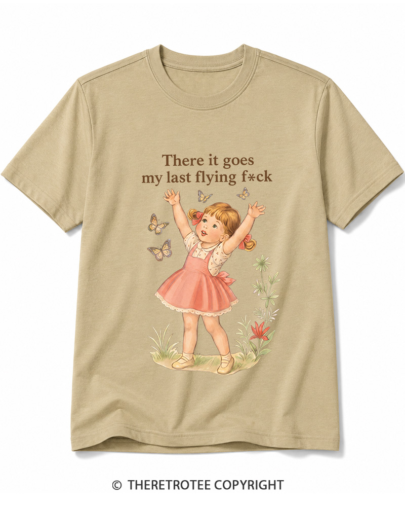 TheRetroTee There It Goes My Last Flying Fck 1950s Cotton T-Shirt
