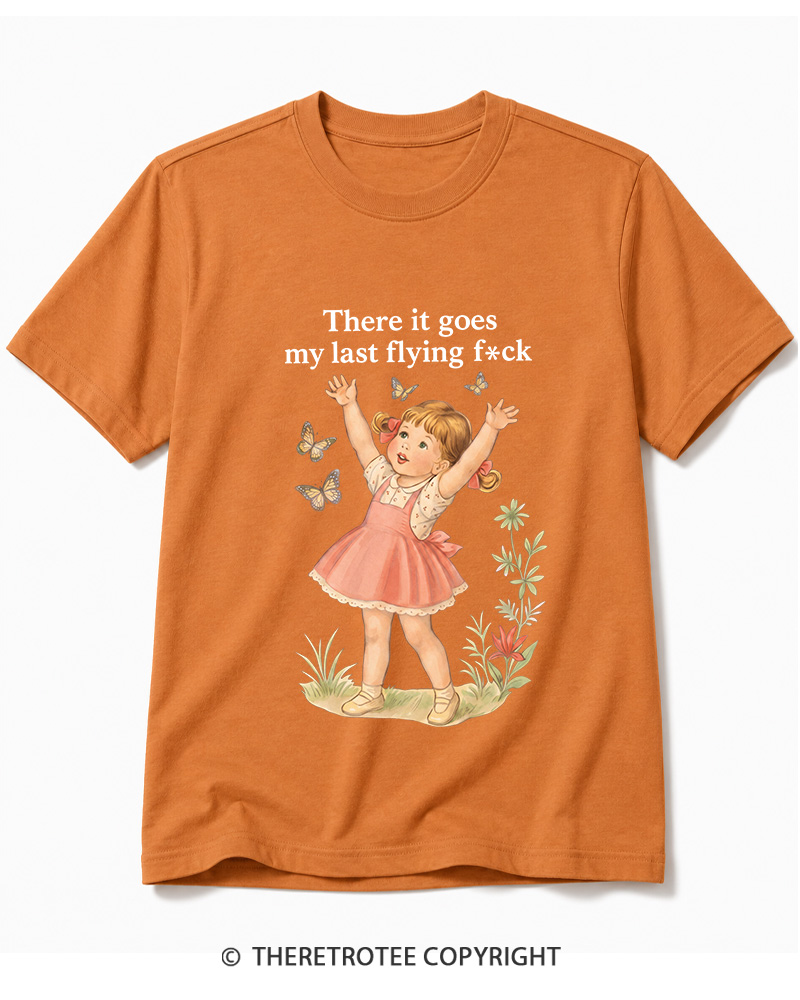 TheRetroTee There It Goes My Last Flying Fck 1950s Cotton T-Shirt