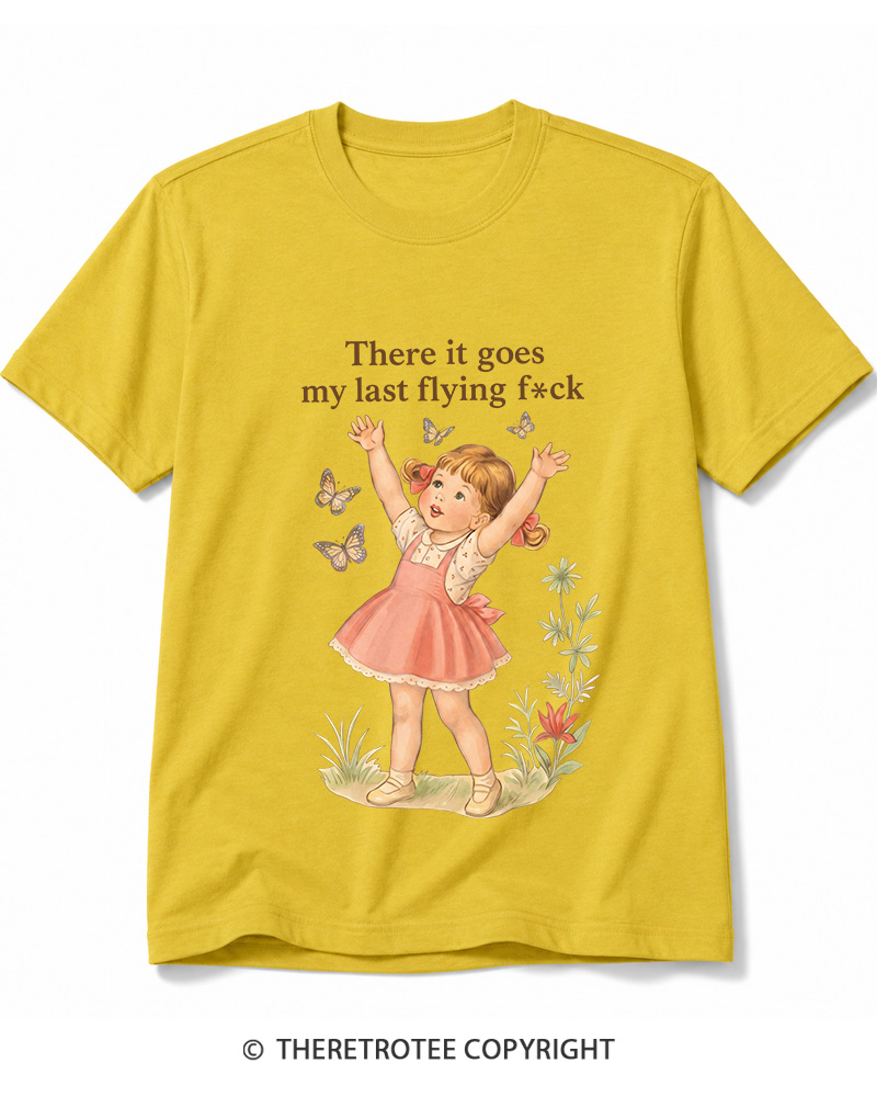 TheRetroTee There It Goes My Last Flying Fck 1950s Cotton T-Shirt