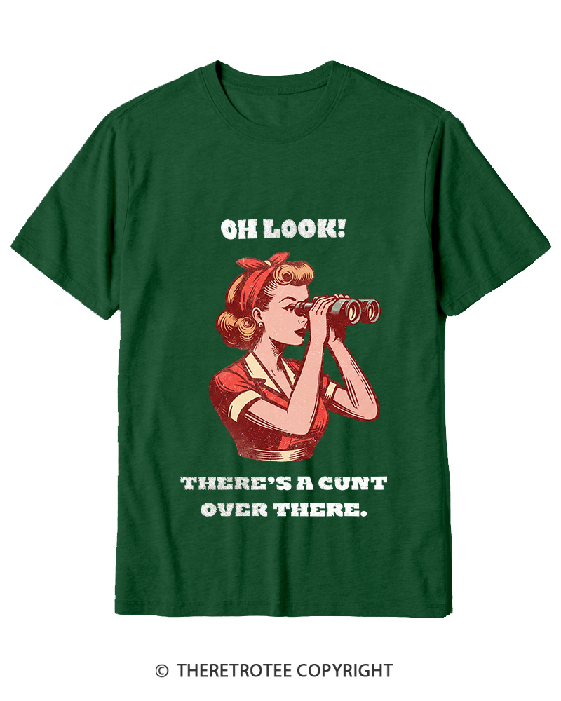 TheRetroTee There's A Cunt Over There 1950s Cotton T-Shirt
