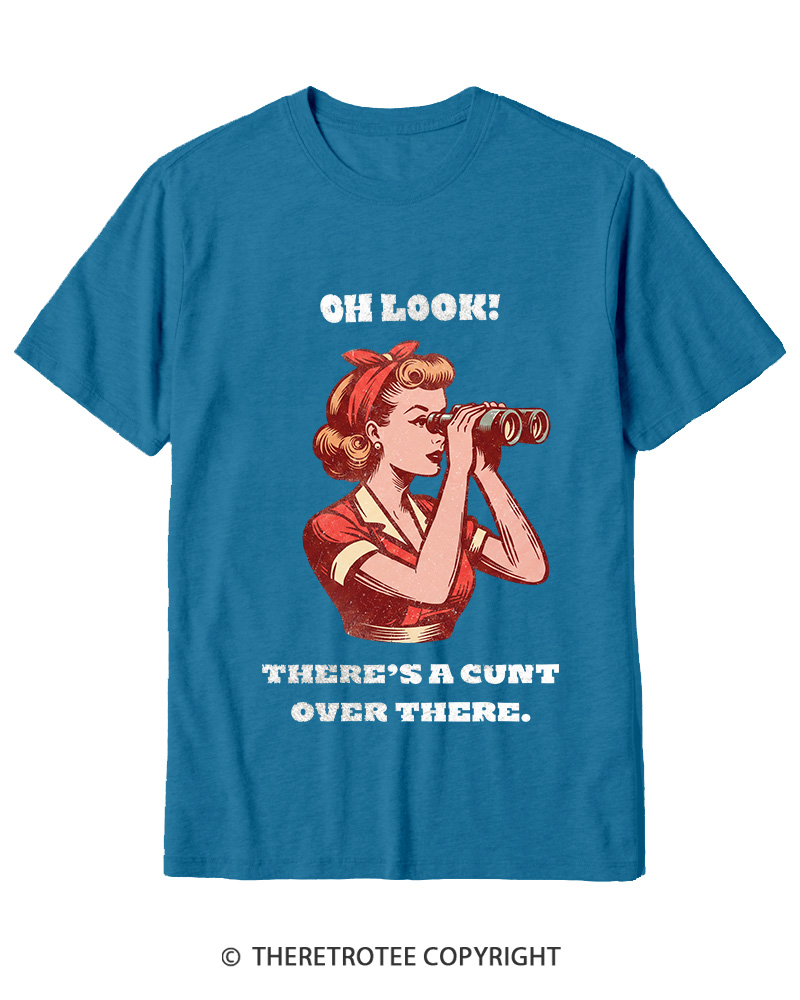 TheRetroTee There's A Cunt Over There 1950s Cotton T-Shirt
