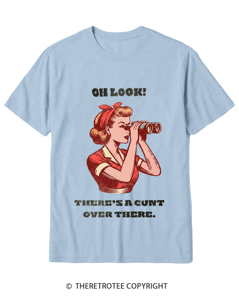 TheRetroTee There's A Cunt Over There 1950s Cotton T-Shirt
