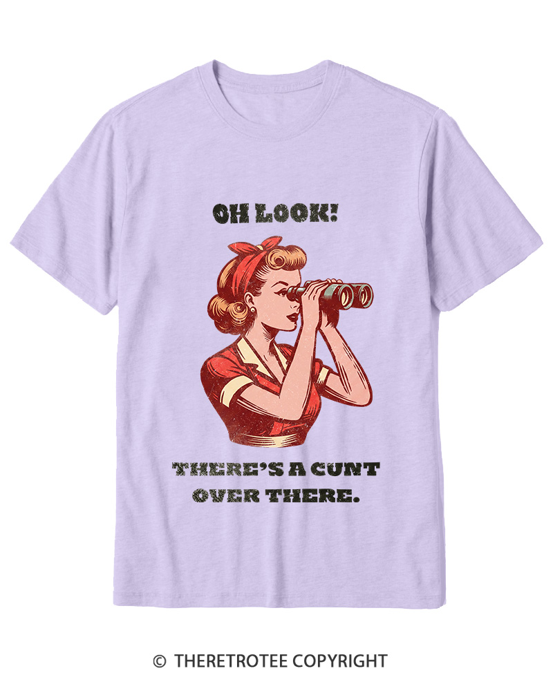 TheRetroTee There's A Cunt Over There 1950s Cotton T-Shirt