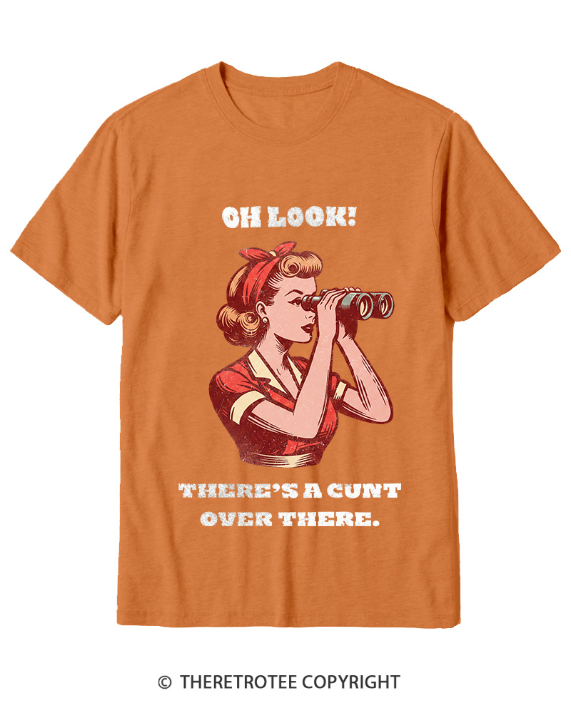 TheRetroTee There's A Cunt Over There 1950s Cotton T-Shirt