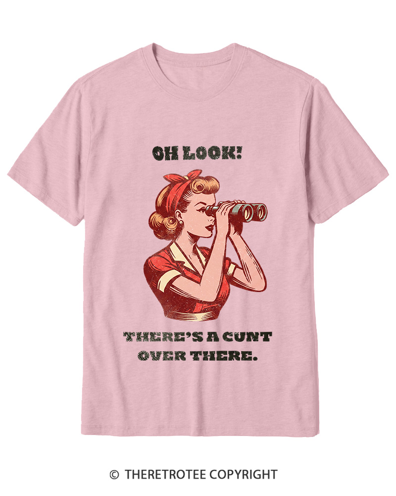 TheRetroTee There's A Cunt Over There 1950s Cotton T-Shirt