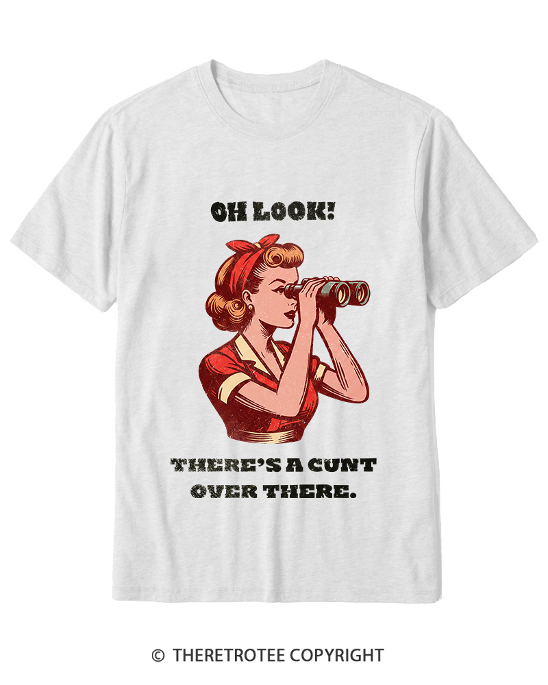 TheRetroTee There's A Cunt Over There 1950s Cotton T-Shirt
