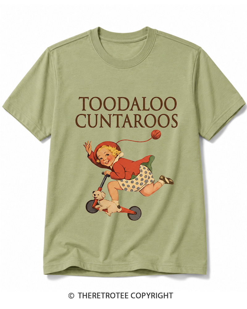 TheRetroTee Toodaloo Cuntaroos 1950s Cotton T-Shirt