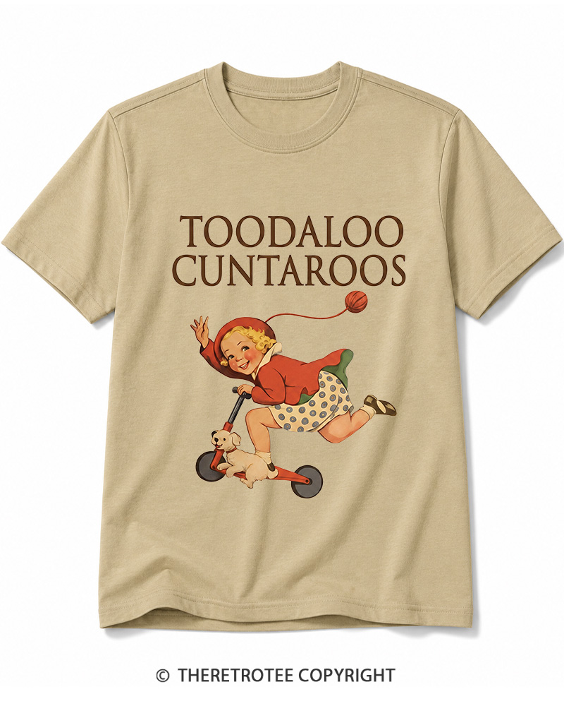 TheRetroTee Toodaloo Cuntaroos 1950s Cotton T-Shirt