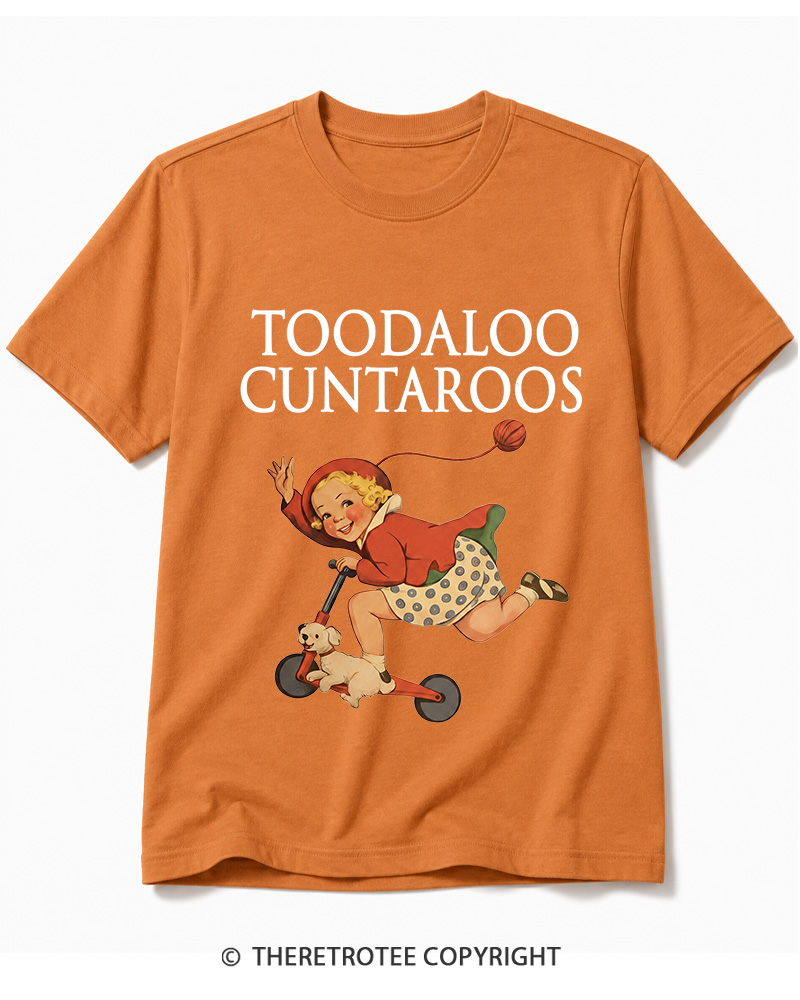 TheRetroTee Toodaloo Cuntaroos 1950s Cotton T-Shirt