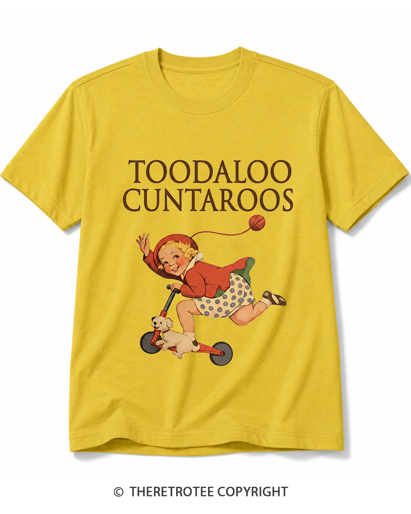 TheRetroTee Toodaloo Cuntaroos 1950s Cotton T-Shirt