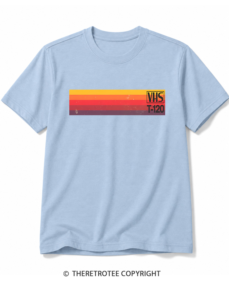 TheRetroTee Vintage VHS Nostalgia Graphic 1980s Cotton T-Shirt