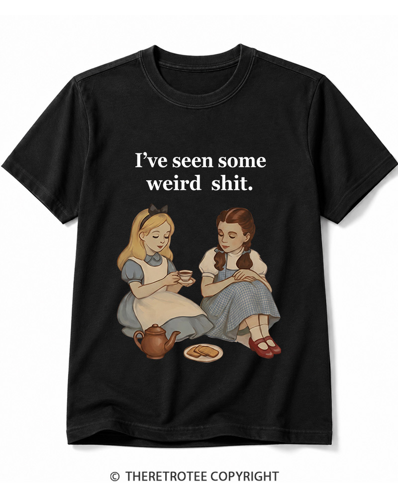 TheRetroTee Weird Stuff 1990s Girl Cotton T-Shirt