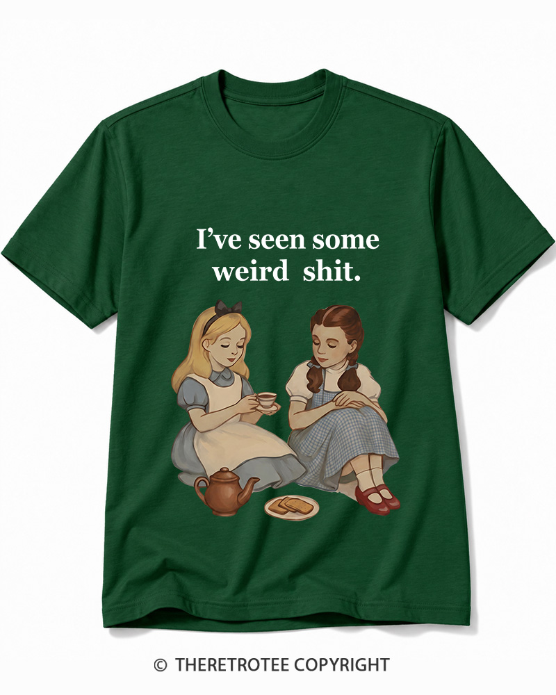 TheRetroTee Weird Stuff 1990s Girl Cotton T-Shirt