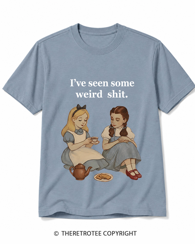 TheRetroTee Weird Stuff 1990s Girl Cotton T-Shirt
