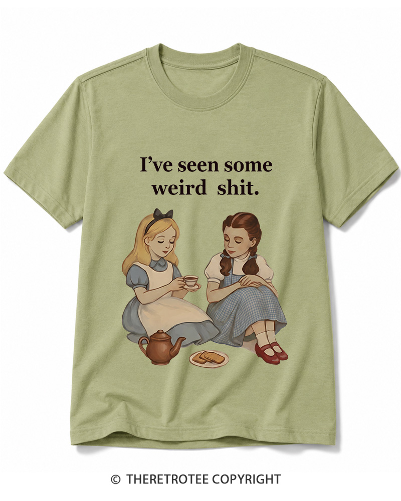 TheRetroTee Weird Stuff 1990s Girl Cotton T-Shirt