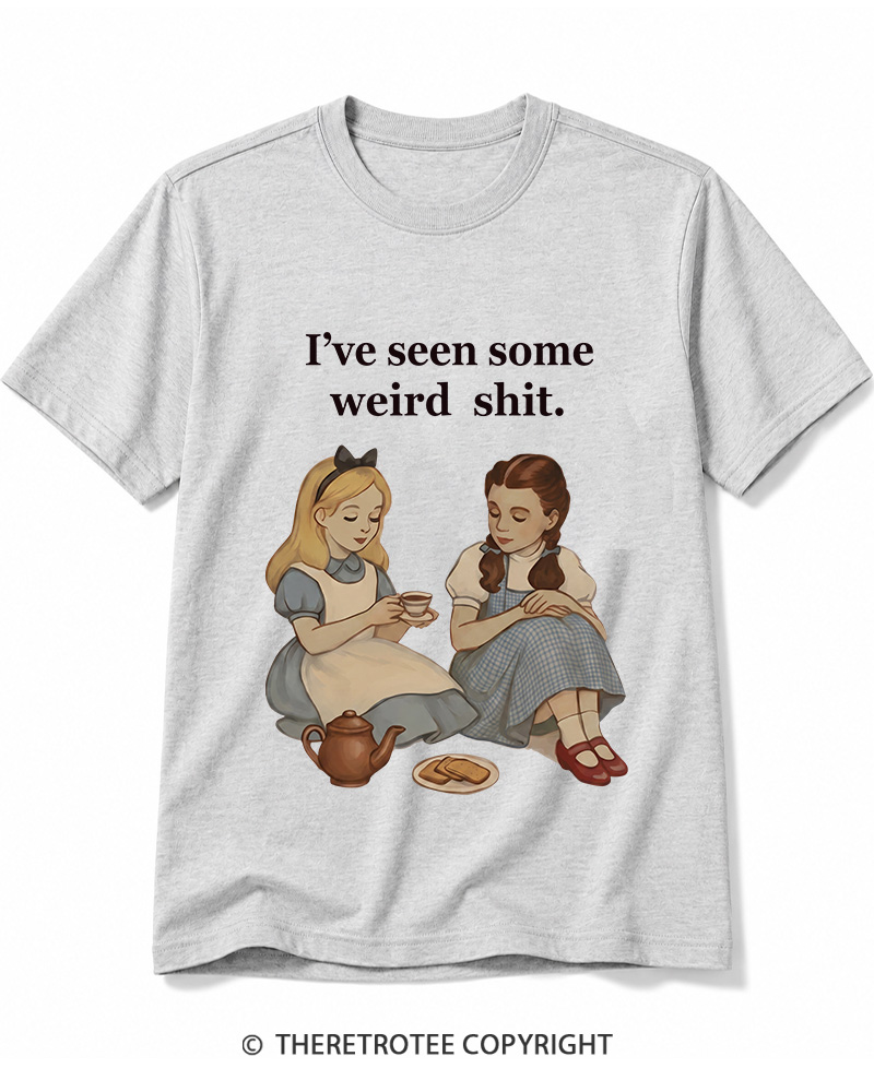 TheRetroTee Weird Stuff 1990s Girl Cotton T-Shirt