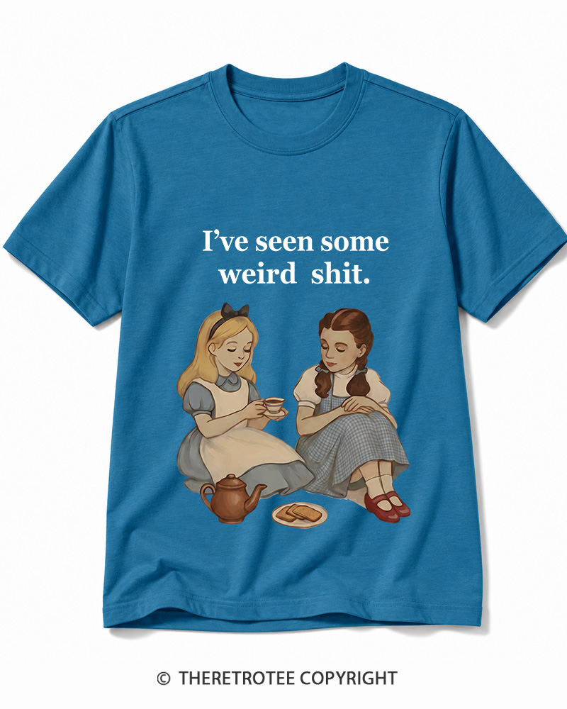 TheRetroTee Weird Stuff 1990s Girl Cotton T-Shirt