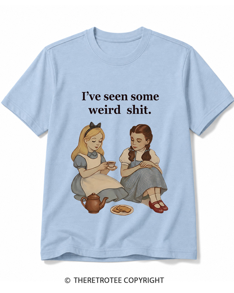 TheRetroTee Weird Stuff 1990s Girl Cotton T-Shirt