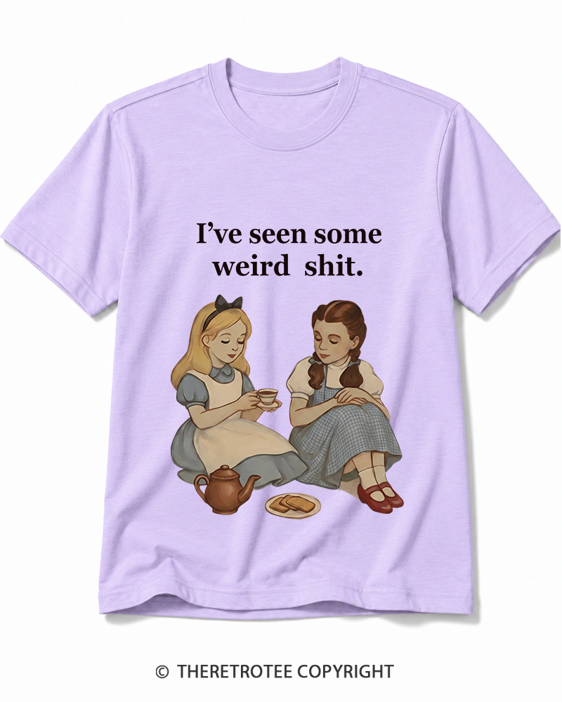 TheRetroTee Weird Stuff 1990s Girl Cotton T-Shirt