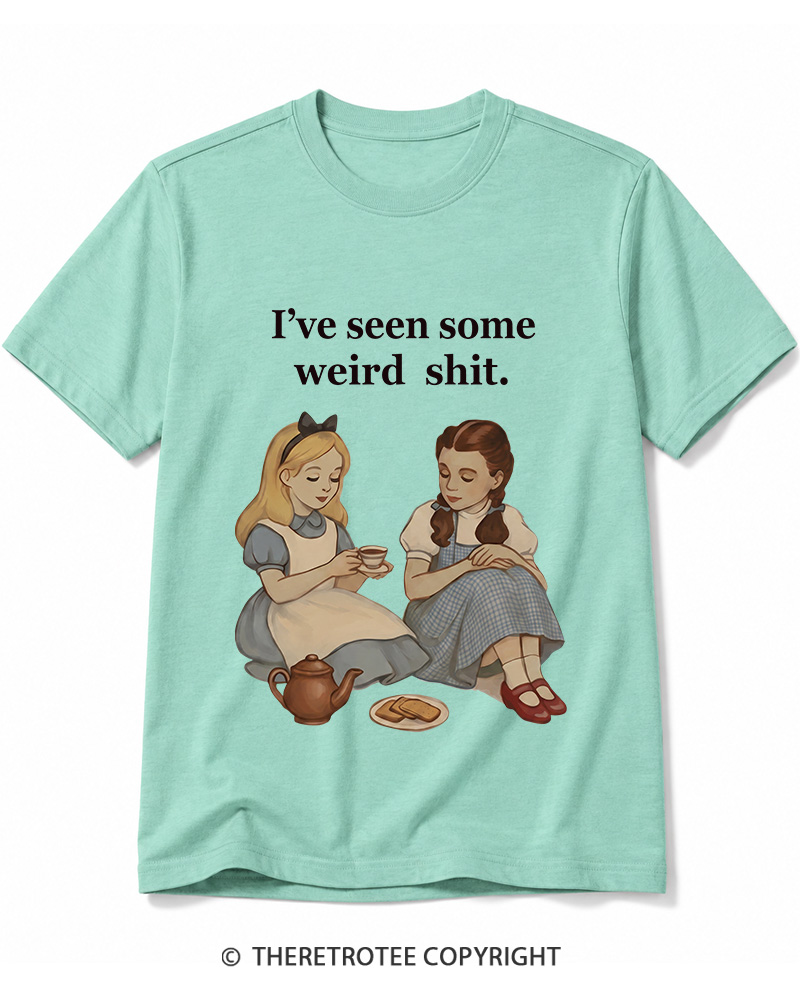 TheRetroTee Weird Stuff 1990s Girl Cotton T-Shirt