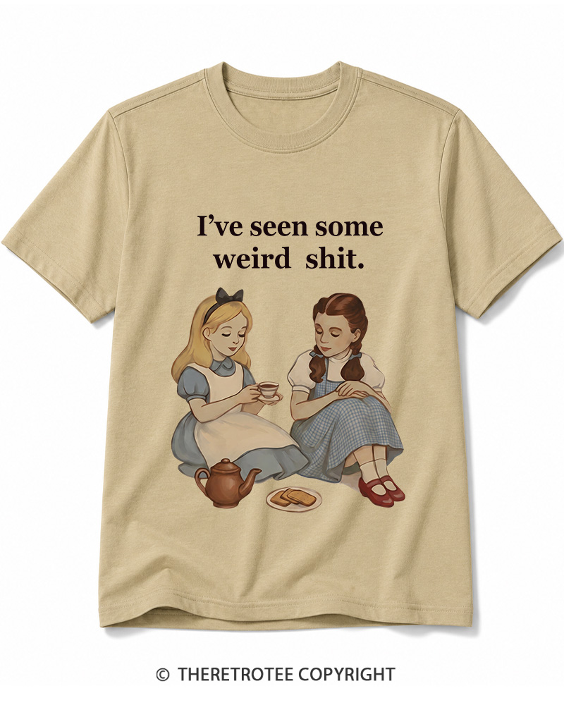 TheRetroTee Weird Stuff 1990s Girl Cotton T-Shirt