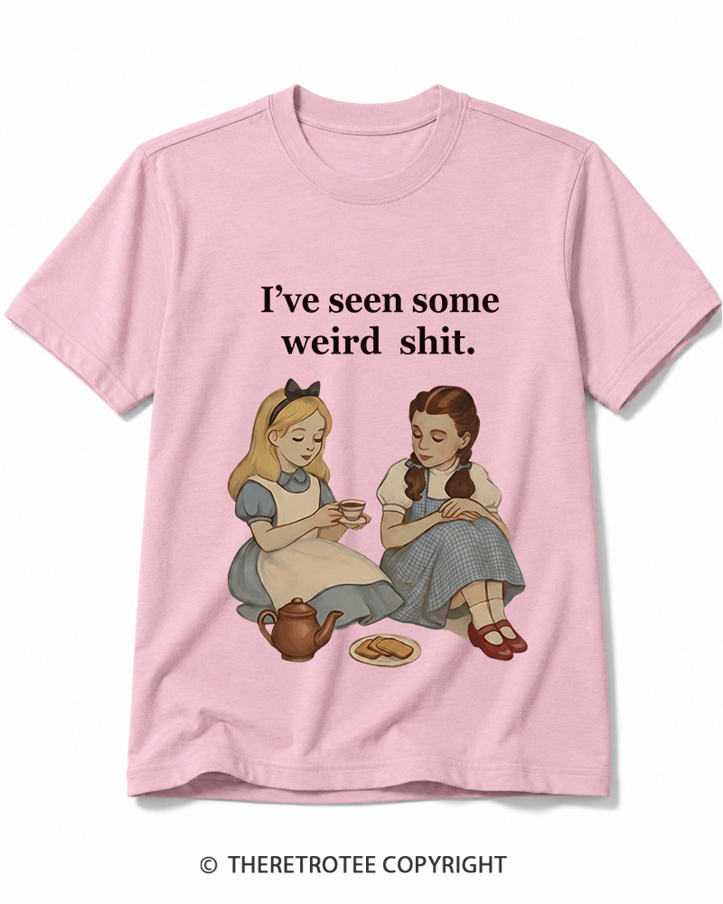 TheRetroTee Weird Stuff 1990s Girl Cotton T-Shirt